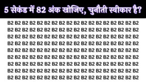 चतुराई से सोचिए, 5 सेकंड में 82 अंक खोजिए, चुनौती स्वीकार है?