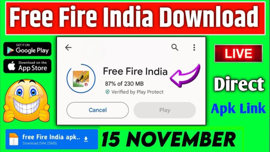 Free Fire India Launch Date : बजाने सबका बैंड आ गया आखिरकार Play Store पर Free Fire India Game, अभी डाउनलोड करें