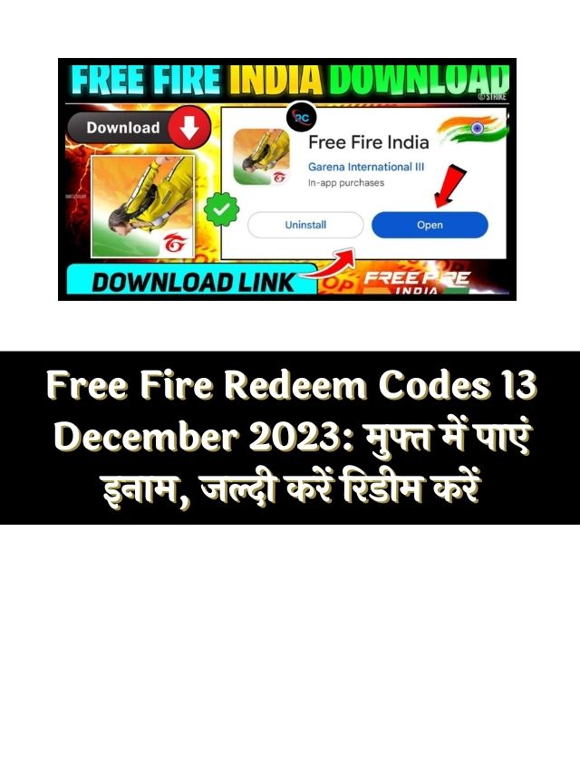 Free Fire Redeem Codes in December 2023